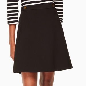 Kate spade crepe military skirt